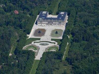 Schloss Herrenchiemsee Luftbild